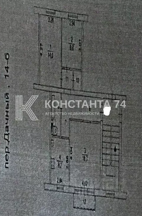 3-к кв. Челябинская область, Челябинск Дачный пер., 14б (66.7 м) - Фото 2