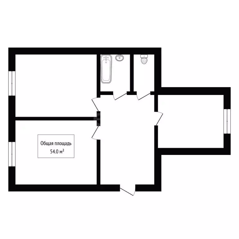 2-комнатная квартира: Искитим, Советская улица, 245/3 (54 м) - Фото 1