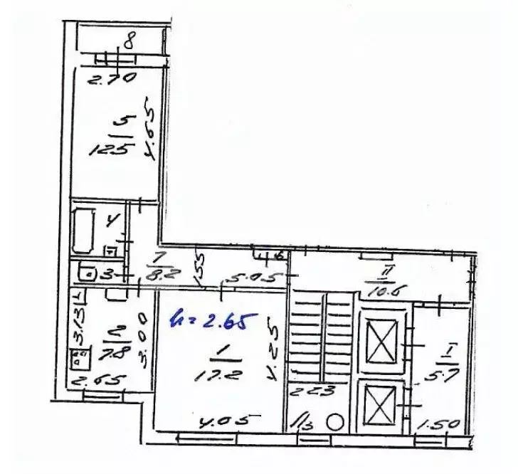 2-к кв. Московская область, Королев просп. Космонавтов, 41а (50.3 м) - Фото 2