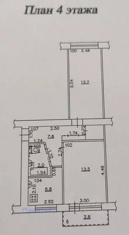 2-к кв. Самарская область, Самара Физкультурная ул., 133 (44.0 м) - Фото 1