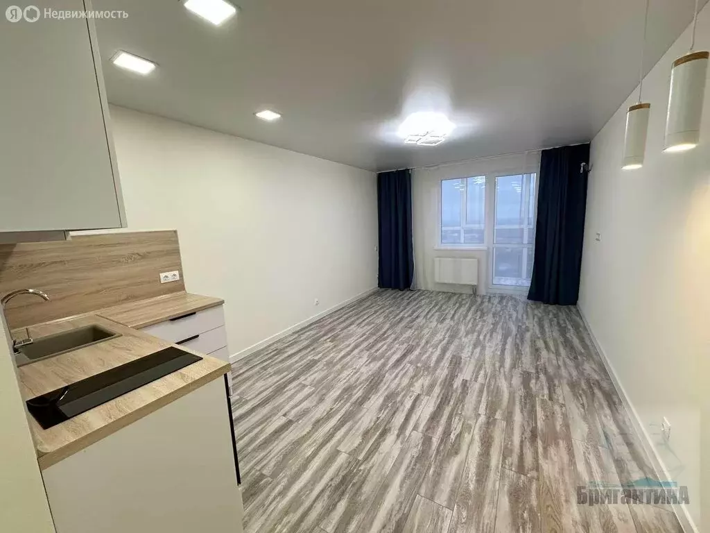 Квартира-студия: Самара, Московское шоссе, 18-й километр, 47 (33.8 м) - Фото 2