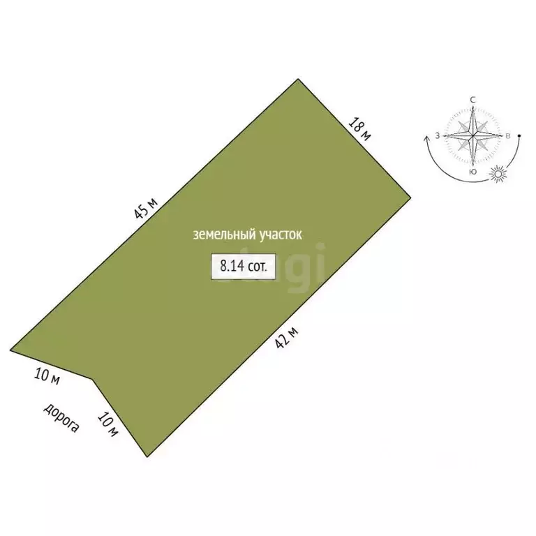 Участок в Саха (Якутия), Якутск Покровское шоссе, 8-й км (8.15 сот.) - Фото 1