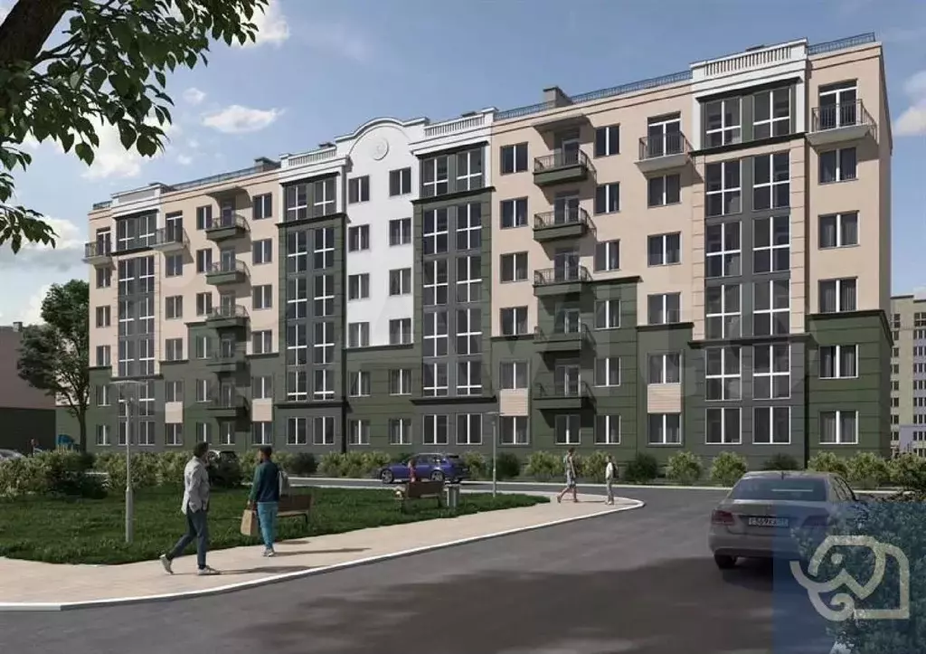 1-к. квартира, 30 м, 6/6 эт. - Фото 1