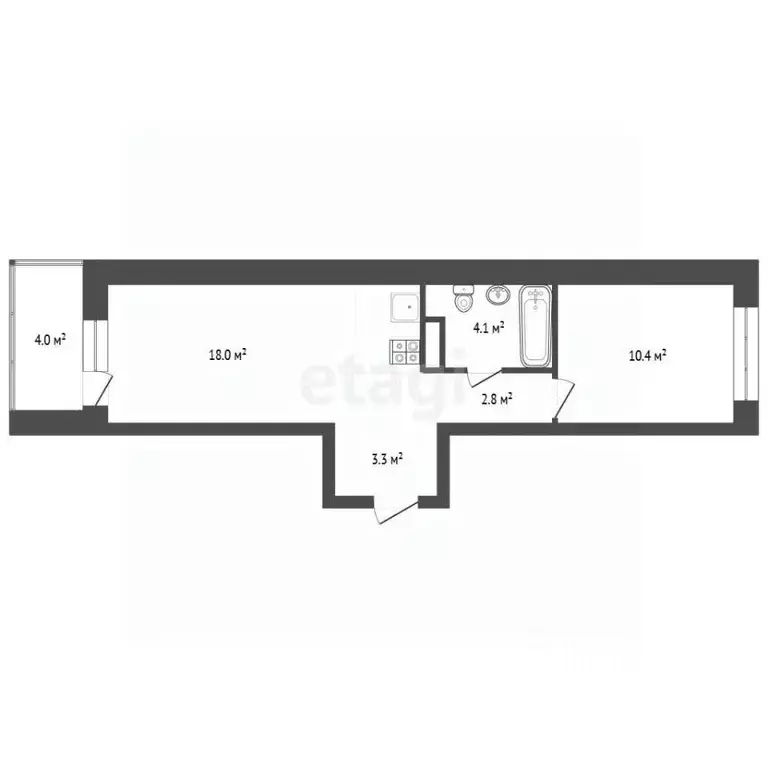 1-к кв. Московская область, Красногорск ул. Соловьиная, 6 (38.2 м) - Фото 1