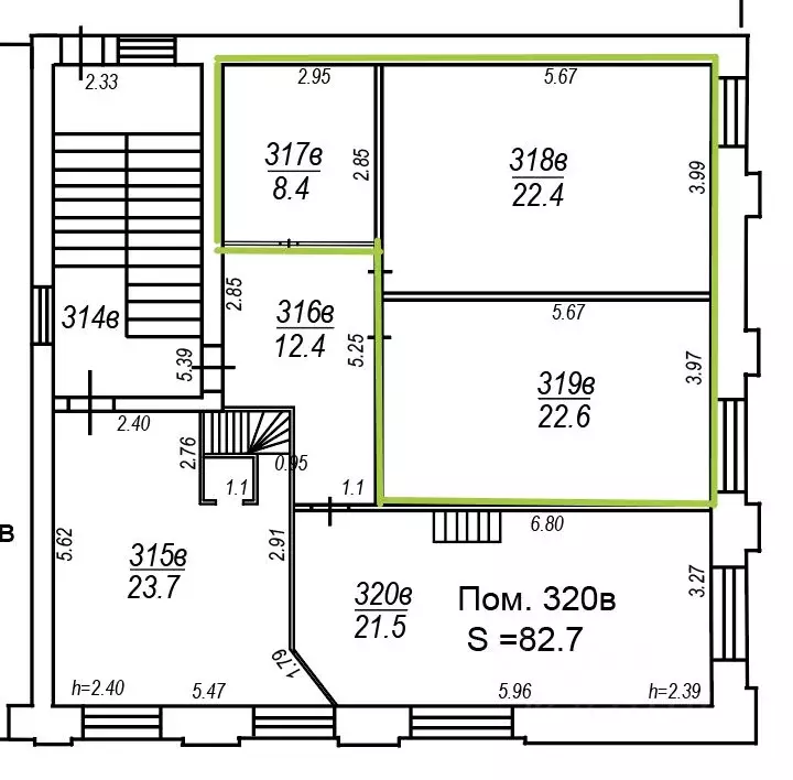 Офис в Московская область, Балашиха просп. Ленина, 2 (62 м) - Фото 2