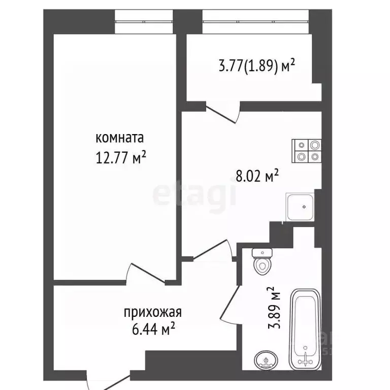 1-к кв. Ростовская область, Ростов-на-Дону Привокзальная ул., 3/1 ... - Фото 0