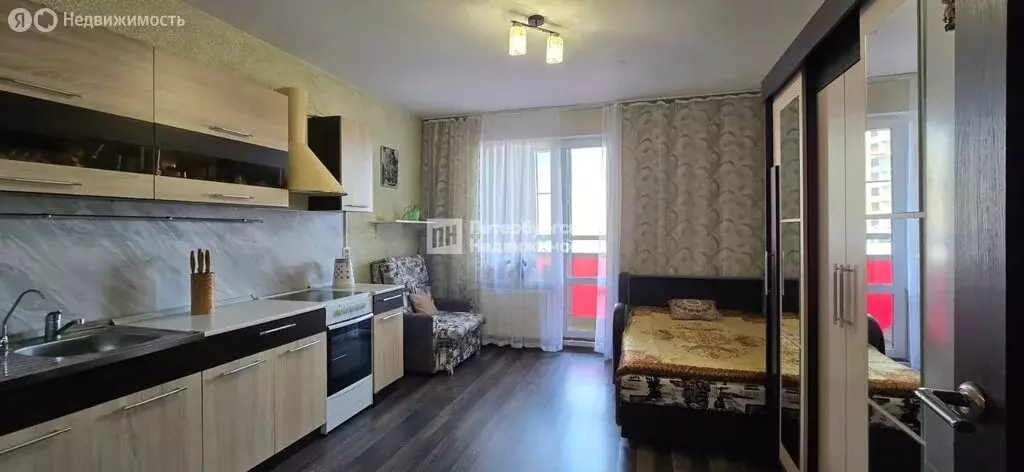 Квартира-студия: посёлок Шушары, Старорусский проспект, 13к1 (23.3 м) - Фото 1