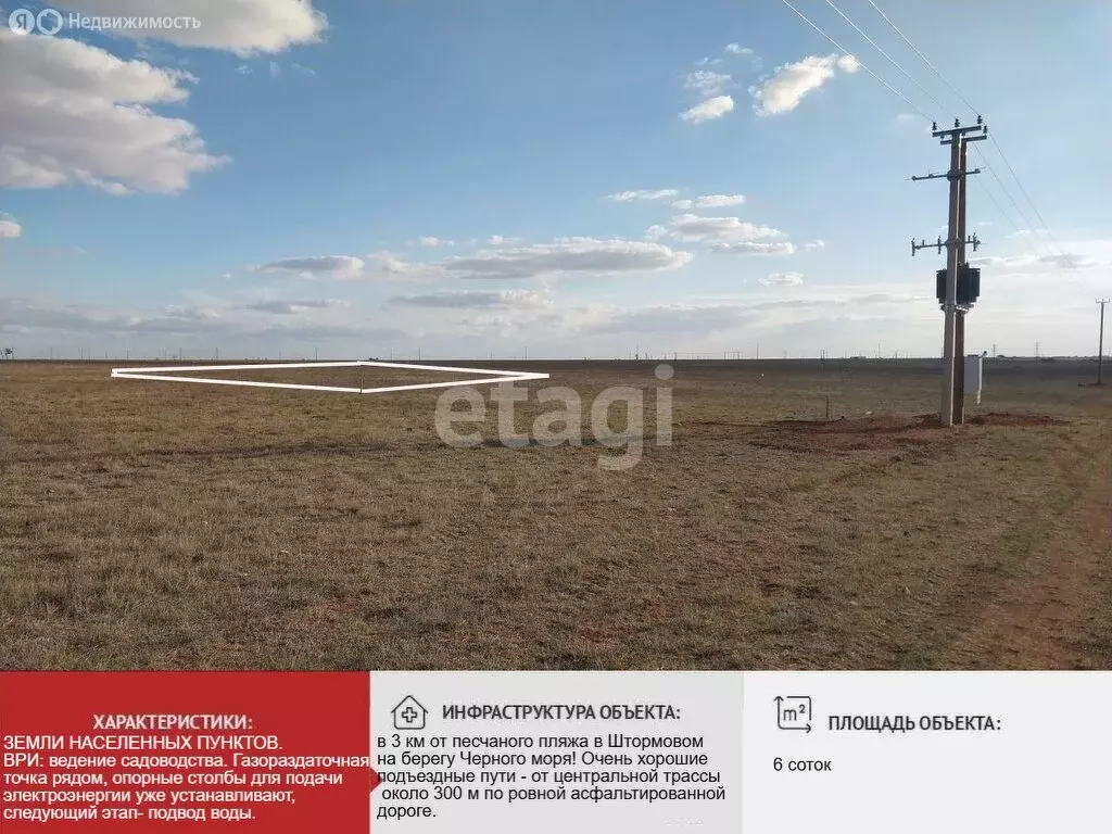 Участок в Кировский район, село Приветное (6 м) - Фото 2