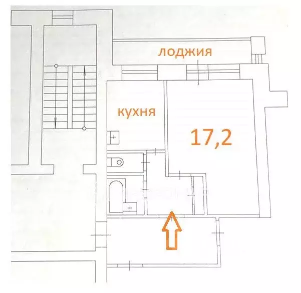1-к кв. Пермский край, Пермь бул. Гагарина, 83А (32.3 м) - Фото 1