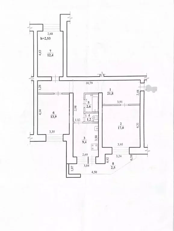 3-к кв. Забайкальский край, Чита Советская ул., 25 (78.3 м) - Фото 1