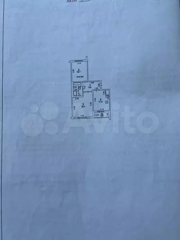2-к. квартира, 60 м, 5/17 эт. - Фото 0