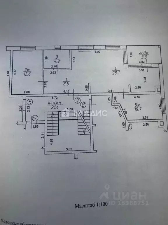 2-к кв. Калининградская область, Калининград Чукотская ул., 7 (70.0 м) - Фото 2