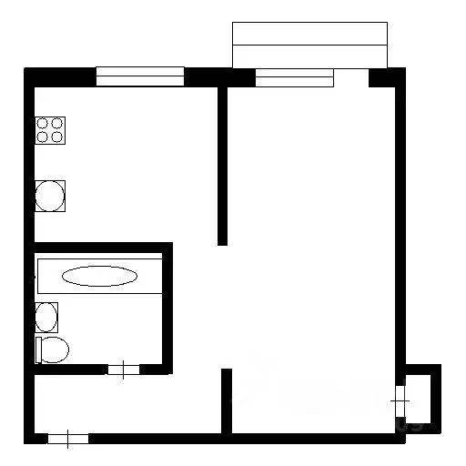 1-к кв. Татарстан, Казань ул. Академика Лаврентьева, 24 (35.0 м) - Фото 1