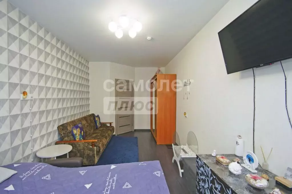 1-к кв. Омская область, Омск Взлетная ул., 13/1 (37.8 м) - Фото 2