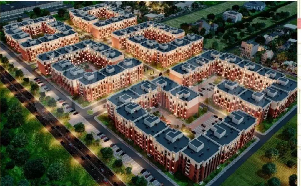 Квартира-студия, 33,6 м, 3/5 эт. - Фото 1