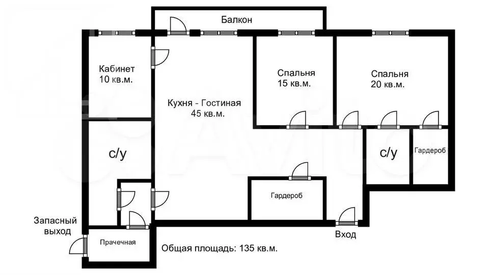 4-к. квартира, 111 м, 9/10 эт. - Фото 0