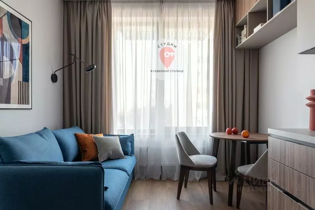 Студия Санкт-Петербург Литейный просп., 15 (29.9 м) - Фото 1