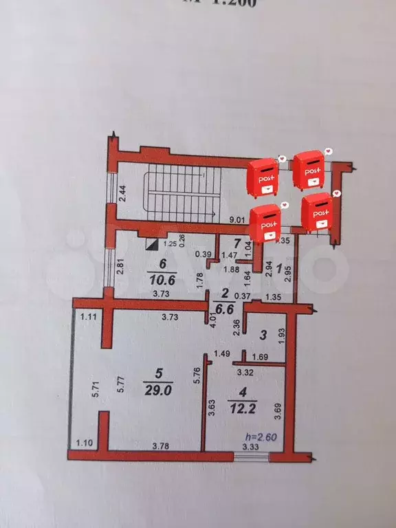 2-к. квартира, 67,2 м, 3/4 эт. - Фото 0