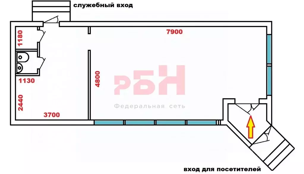 Торговая площадь в Свердловская область, Екатеринбург ул. Кимовская, ... - Фото 2