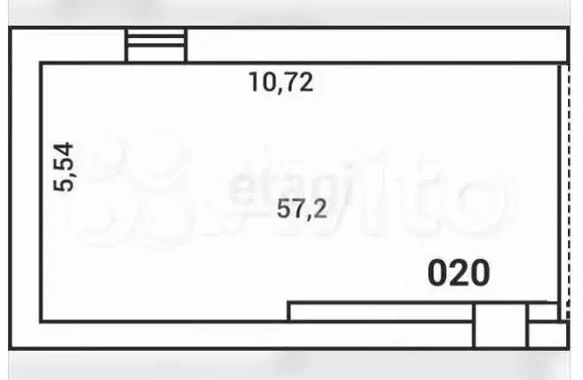 Продам помещение свободного назначения, 57.2 м - Фото 0