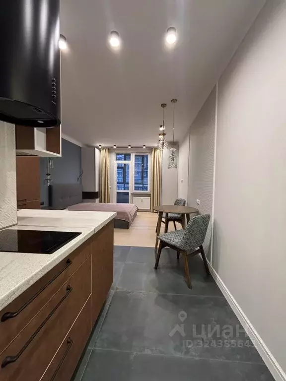 Студия Санкт-Петербург Богатырский просп., 2А (29.0 м) - Фото 1