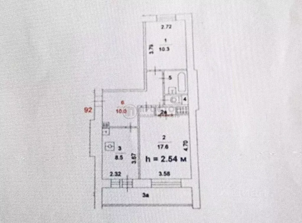 2-к кв. Москва ул. Юных Ленинцев, 18К2 (51.0 м) - Фото 2