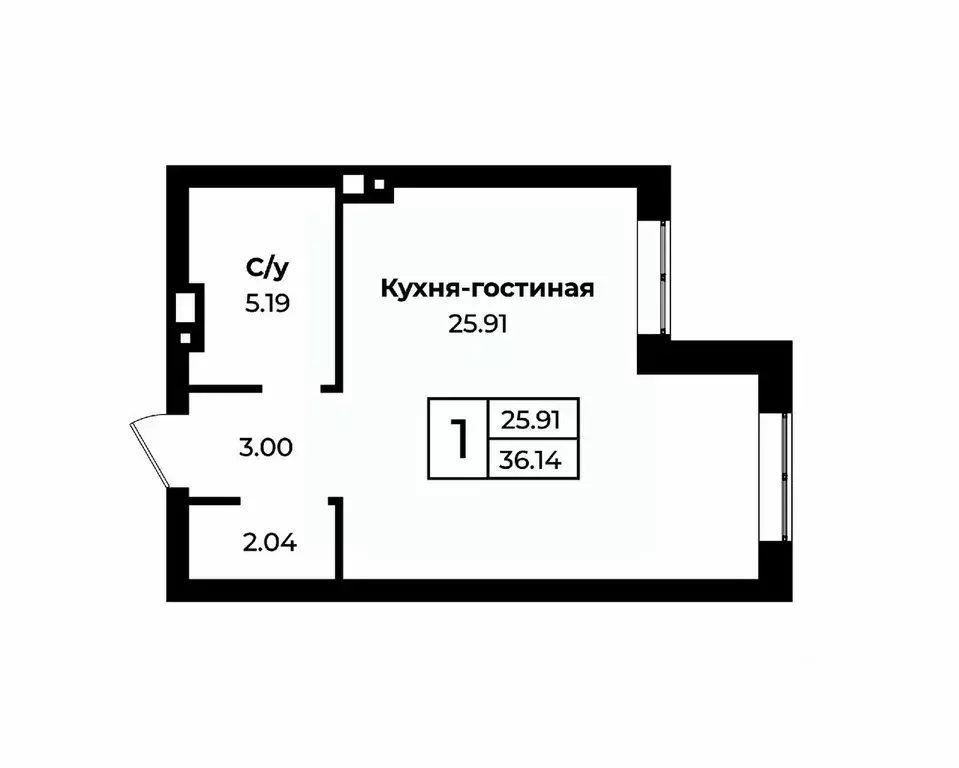 1-к кв. Оренбургская область, Оренбург Селивановский пер., 24/46 ... - Фото 0