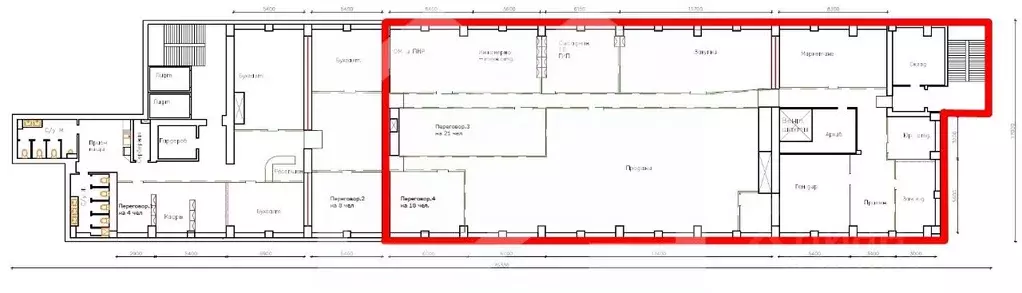 Помещение свободного назначения в Москва ул. Ибрагимова, 31к47 (983 м) - Фото 2