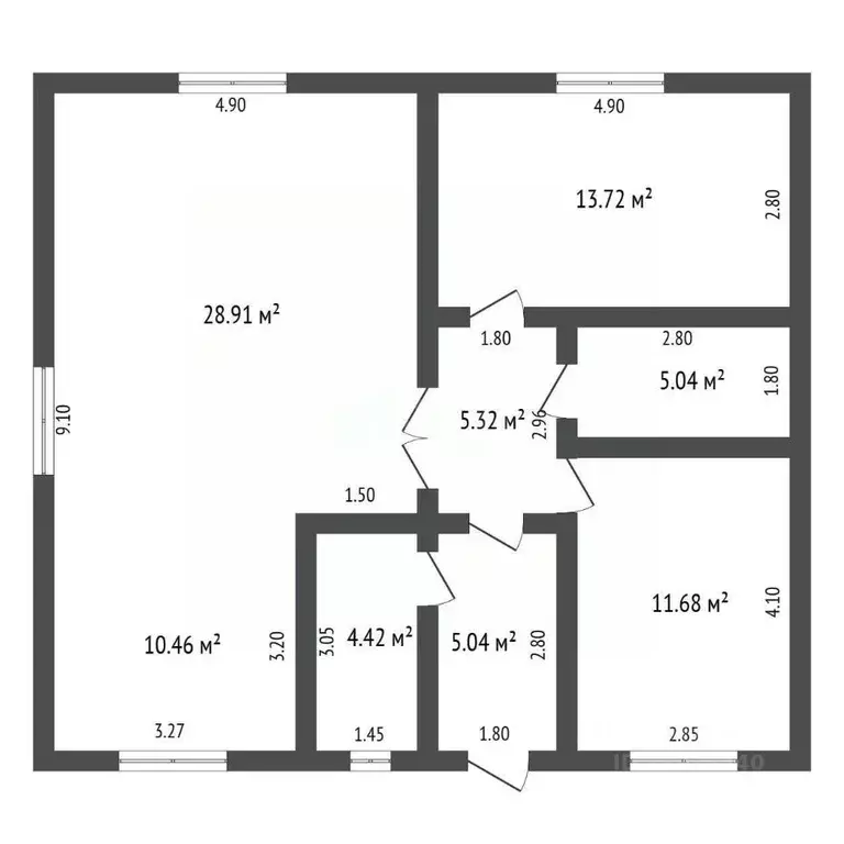 Дом в Тюменская область, Тюмень Яблонька СНТ, ул. Кедровая (86 м) - Фото 2