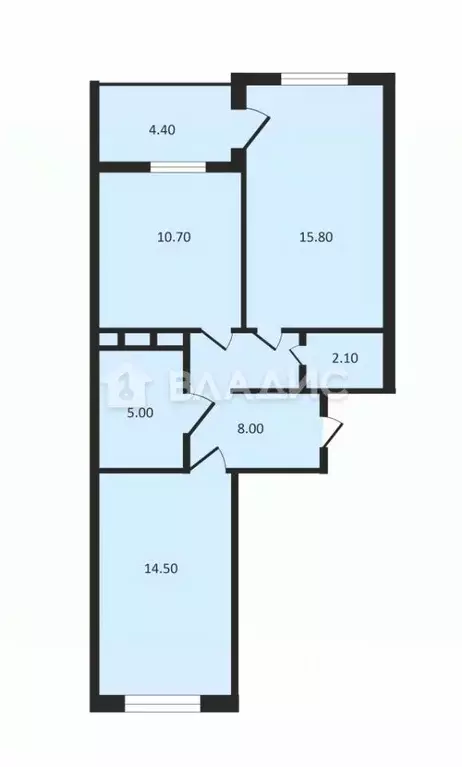 2-к кв. Московская область, Щелково Финский мкр, 1А (56.1 м) - Фото 0