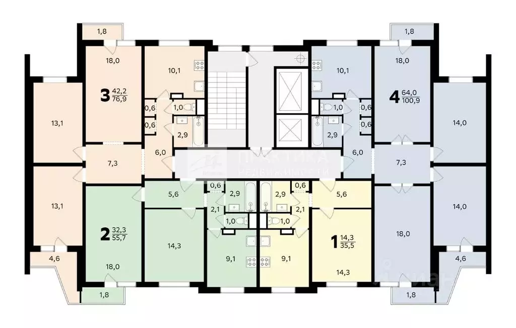 3-комнатная квартира: Москва, проезд Донелайтиса, 25 (72.8 м) - Фото 1
