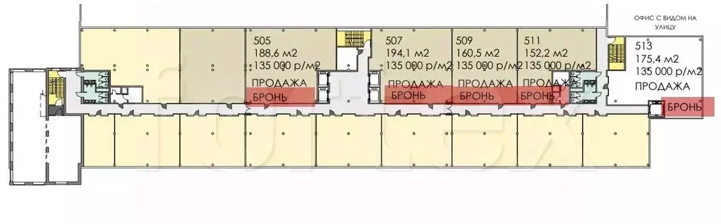 Офис в Москва Каширское ш., 3К2С2 (507 м) - Фото 1