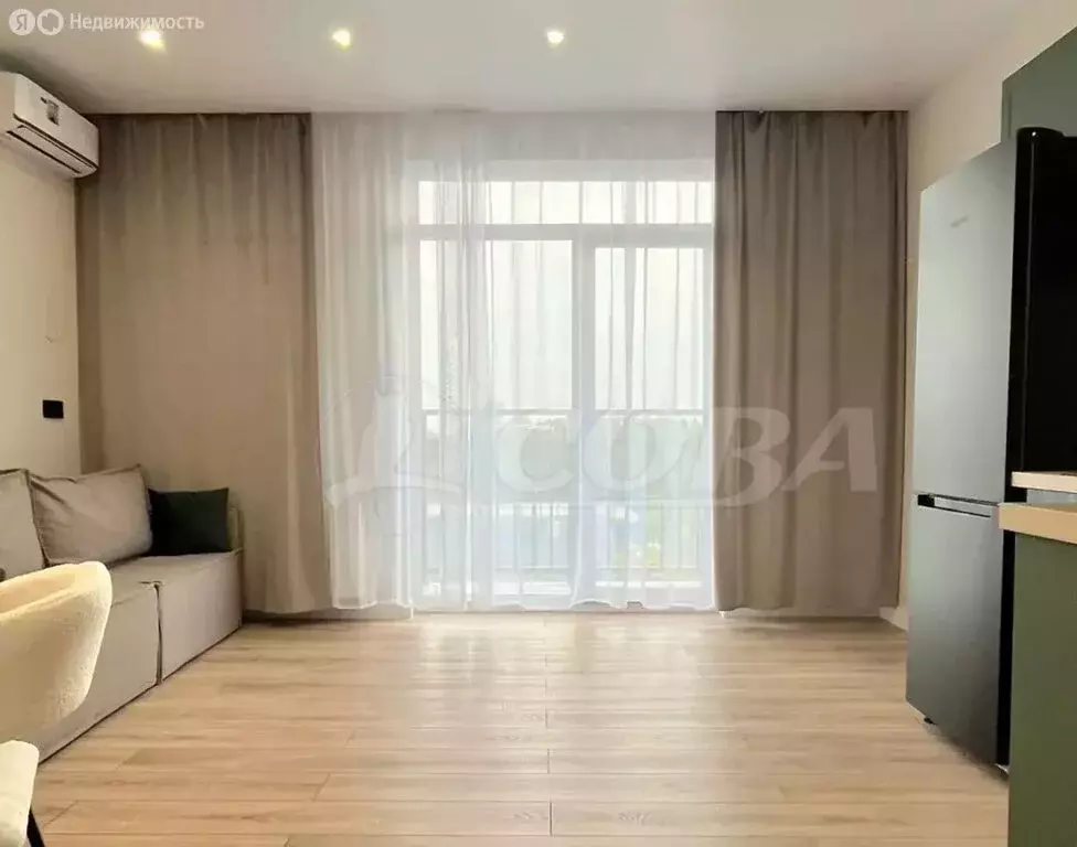 Квартира-студия: Тюмень, Краснооктябрьская улица, 16 (25.3 м) - Фото 0