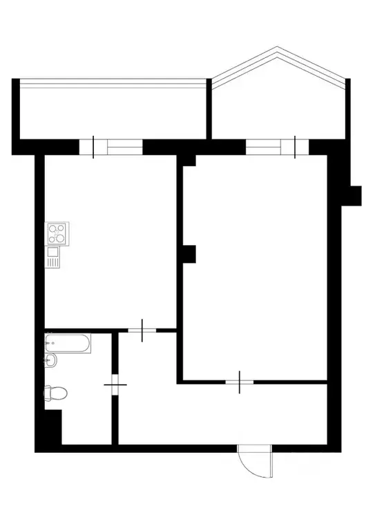 1-к кв. Санкт-Петербург ул. Ленсовета, 43к3 (50.0 м) - Фото 1