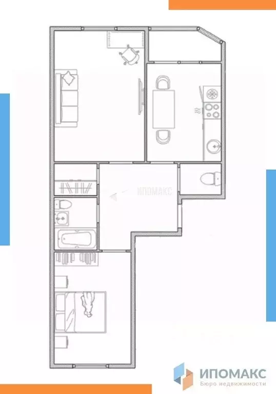 2-к кв. Московская область, Наро-Фоминский городской округ, Селятино ... - Фото 2