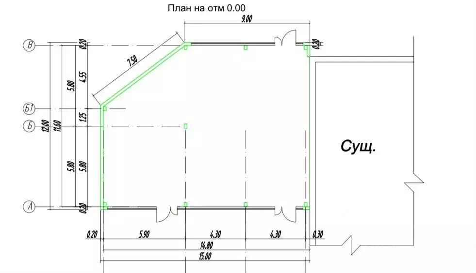 Торговая площадь в Иркутская область, Ангарск 13-й мкр, 34 (160 м) - Фото 1