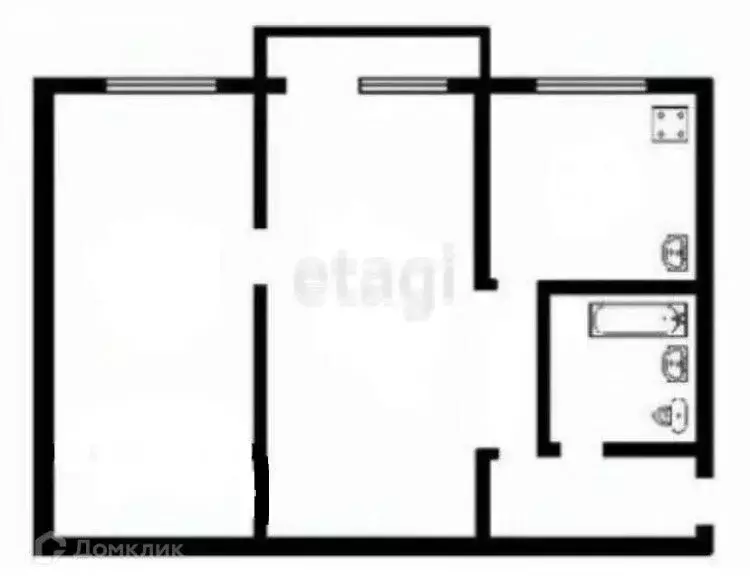 2-комнатная квартира: Москва, 1-я Владимирская улица, 12к2 (44 м) - Фото 1