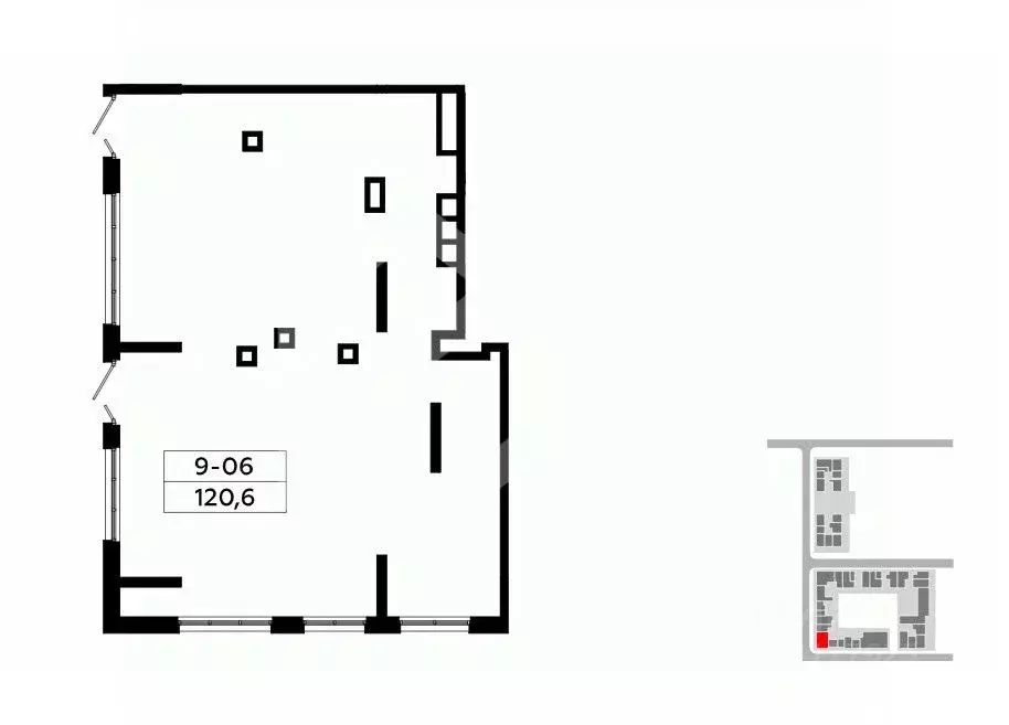 Торговая площадь в Москва Сосенское поселение, просп. Куприна, 9к1 ... - Фото 1