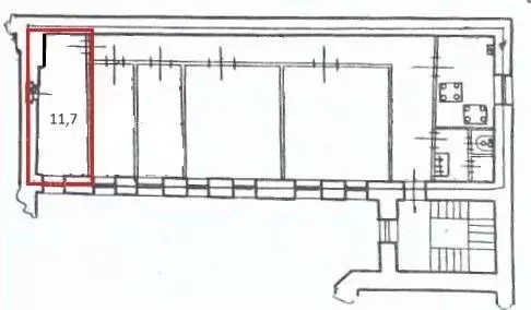 Комната Санкт-Петербург 10-я Красноармейская ул., 13 (11.7 м) - Фото 1