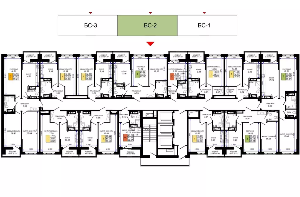 2-к кв. Ростовская область, Ростов-на-Дону Элеваторный пер., 6/2А ... - Фото 2