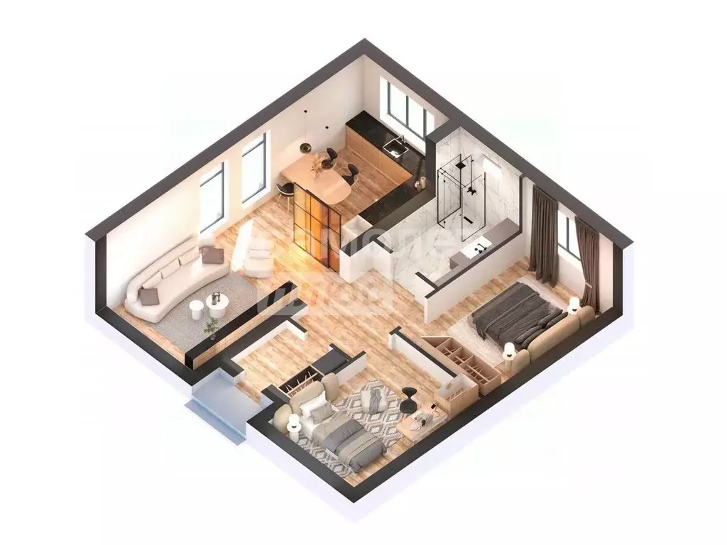 Дом в Курская область, Курский район, Клюквинский сельсовет, д. Долгое ... - Фото 2