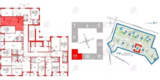 Студия Санкт-Петербург Белоостровская ул., 10к2 (28.31 м) - Фото 1