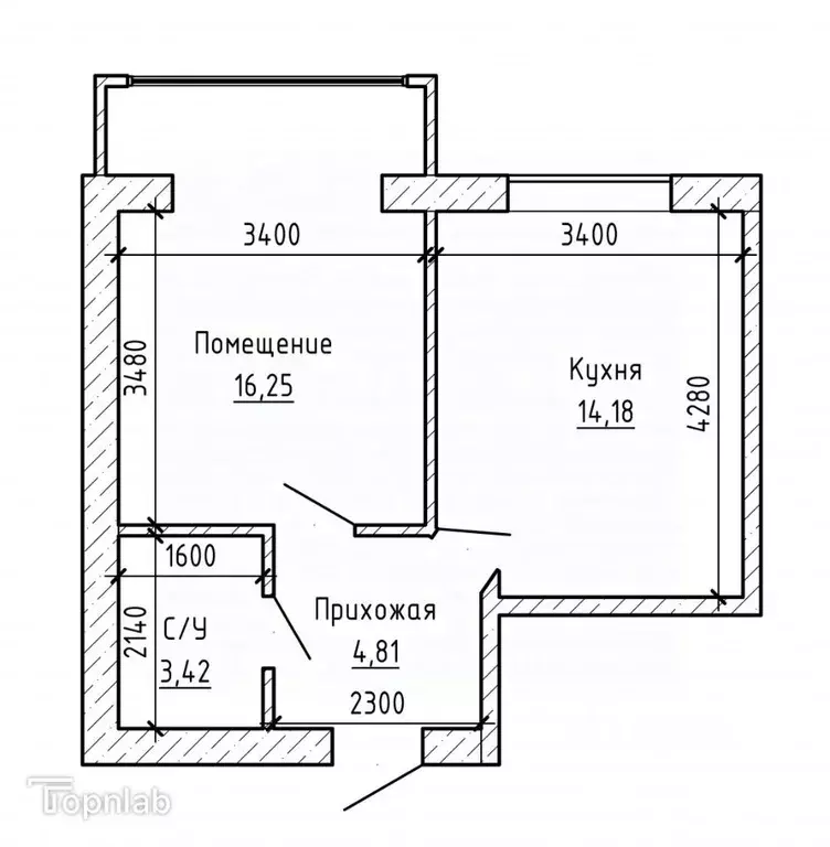 1-к кв. Кабардино-Балкария, Нальчик ул. Шогенова, 50 (39.0 м) - Фото 2
