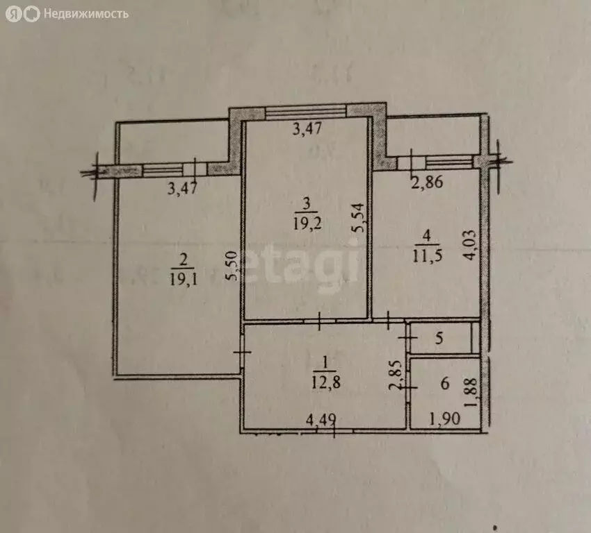 2-комнатная квартира: Липецк, улица Тельмана, 90 (67.7 м) - Фото 0