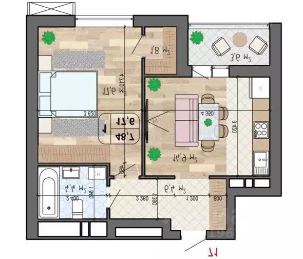 2-к кв. Москва Новочеремушкинская ул., 27 (45.0 м) - Фото 0