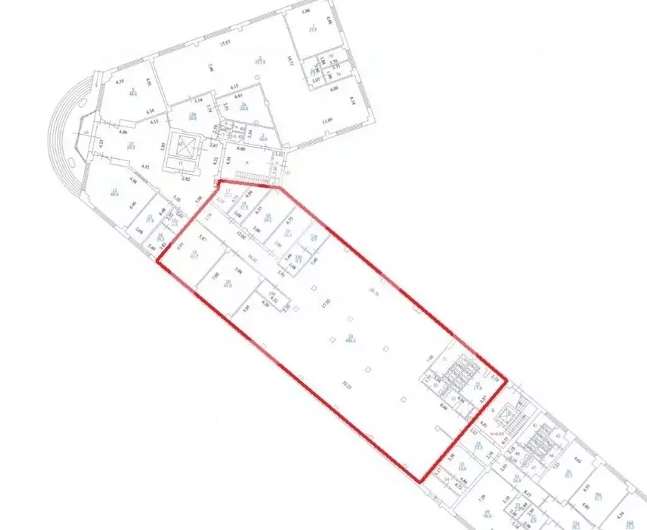 Помещение свободного назначения в Москва ул. Шаболовка, 31Б (891 м) - Фото 2