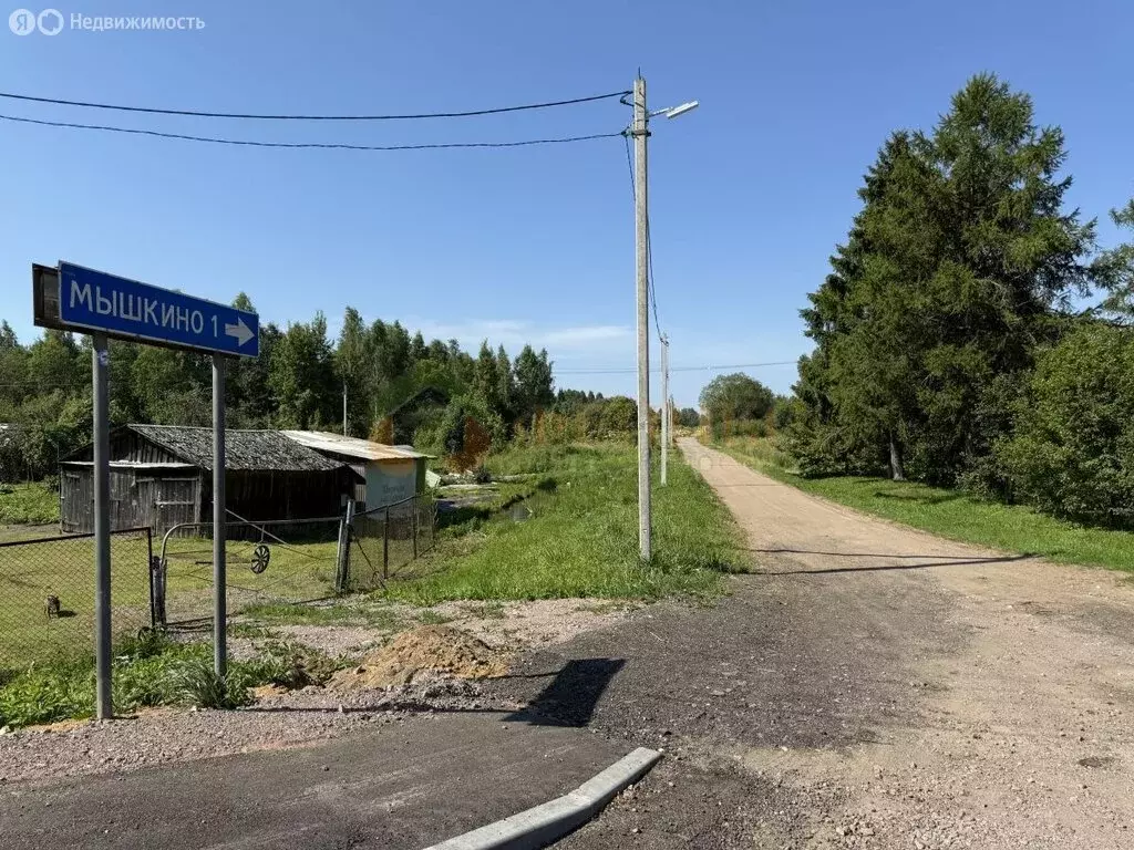 Участок в Нежновское сельское поселение, деревня Мышкино (12.5 м) - Фото 1