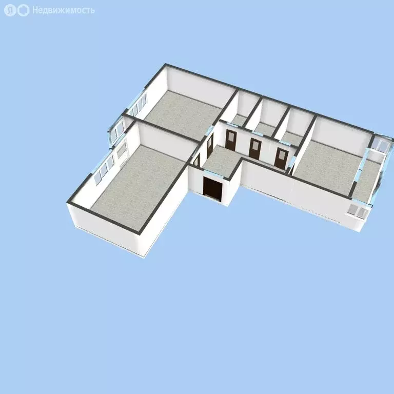 3-комнатная квартира: Новороссийск, улица Видова, 121Ак5 (71.3 м) - Фото 2