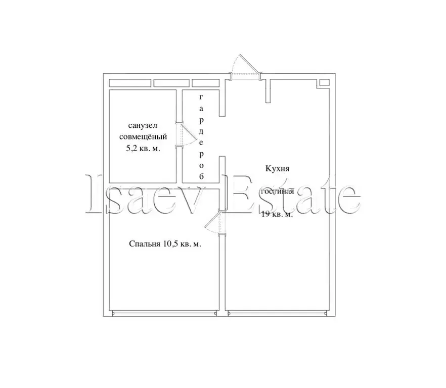 1-комнатная квартира: Москва, 2-я Хуторская улица, 34 (37.5 м) - Фото 1