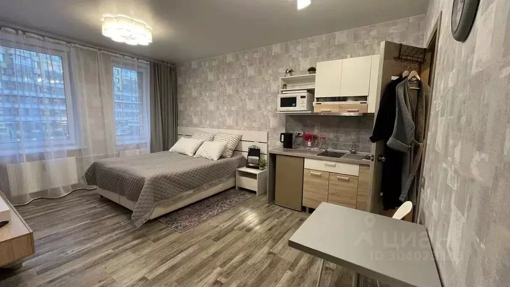 Студия Санкт-Петербург пер. Ипподромный, 1к2 (21.0 м) - Фото 1